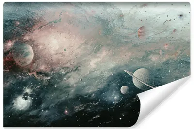 Produktbild von Muralo Selbstklebende Fototapete WELTRAUM Kosmos Planeten Sterne Wandtapete Br. 405cm x Hö. 270cm