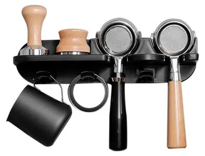 Immagine prodotto di Portafiltro da 58 mm, portafiltro per espresso, portafiltro per caffè, scaffale da parete per accessori da caffè, scaffale per pressini da caffè,