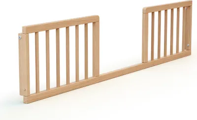 Produktbild von AT4 Babybettgitter 140 cm SERENE Lackierte Buche 140 x 32 x 4 cm | Aus Holz |18 Monate bis 5 Jahre | Für Matratzen von 10 bis 12 cm | Für AT4 Cabriobett 70 x 140 cm