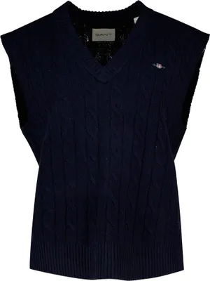 Produktbild von Gant 4805429 Strickweste Blau L Damen Blau L