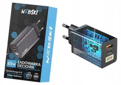 Obrázek produktu pro Webski ProGaN Nabíječka GaN 65W Power Delivery