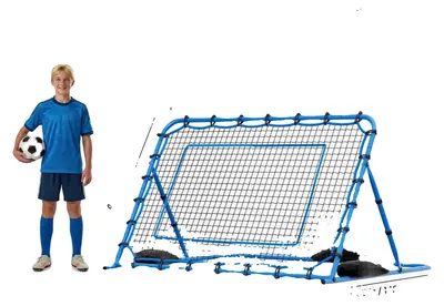 Image de Filet de rebond pour football, angles réglables, construction durable, dimensions : 1,8 x 1,2 mètres (6 x 4 pieds)