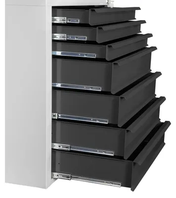 Produktbild von "TAUROX" Schubladenschrank Classic 7 SL RAL7035/7016