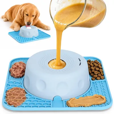 Produktbild von 2-in-1 Hund Likmat mit Antirutsch-Saugnäpfen