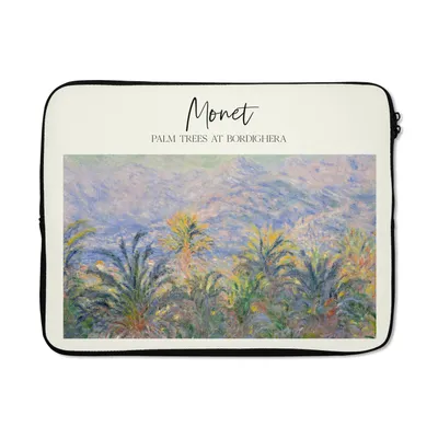Produktbild von MuchoWow® Laptop Hülle 17 Zoll Laptoptasche Malerei - Monet - Alte Meister - Zipper - Schutzabdeckung