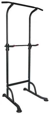 Produktbild von Zimilo Sport Power Tower, Höhenverstellbare Multifunktions-Dip Station mit Klimmzugstange, Trainingsgerät für Home Gym Krafttraining, Rrobustes