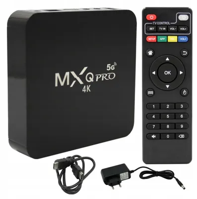 Obrázek produktu pro Smart TV Box Mxq Pro 5G, 4K Ultra HD, Android 10, 2 GB RAM, 16 GB úložiště, Wi-Fi (dvoupásmové)