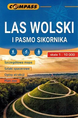 Productafbeelding van Wolski-Wald und Sikornik-Gebirge 1:10.000. Touristenkarte. Ausgabe 2023. Kompass