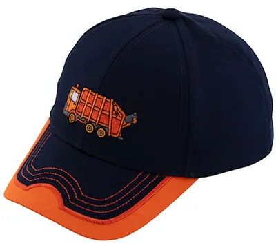 Fiebig Kinder Baseball-Cap mit Traktor-Muster in 251-Orange