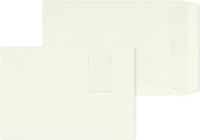 Produktbild von Versandtaschen Conqueror Smooth CX22 C4 120g/qm HK Fenster VE=250 Stück creme
