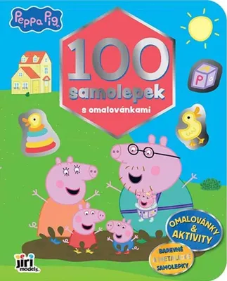 Produktbild von 100 samolepek s omalovánkami Prasátko Peppa