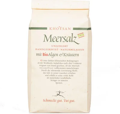 Produktbild von Meersalz mit  Algen und Kräutern Nachfüllpackung 1000g von Khoysan