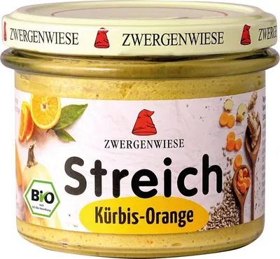 Produktbild von Zwergenwiese Kürbis Orange Streich 6x180g