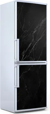 Produktbild von Magnete Dekorative - 70 cm x 190 cm - Küche - Magnetmatte Kühlschrankmagnete - Schwarz Marmor