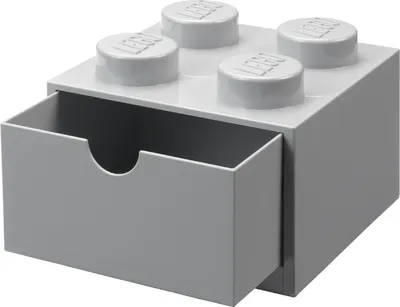 Produktbild von LEGO Schubladenbox DESK DRAWER 4 1 Schub grau