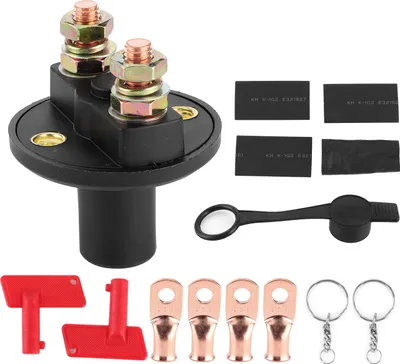 Productafbeelding van Accu-ontkoppelingsschakelaar. Isolator. Lekbeveiliging voor auto's, SUV's, campers en caravans