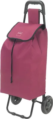 Obrázek produktu pro METALTEX 415205008 Nákupní vozík DAPHNE 40 litrů, bordó, s taškou na deštník / nákupní vozík / vozík na kolečkách