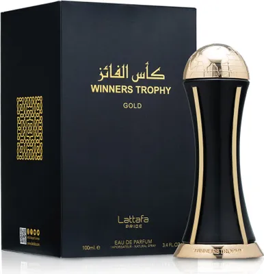 Zdjęcie produktu dla Lattafa Winners Trophy Gold, Unisex, 100 ml, Perfumy w płynie, Pink Pepper, Jasmine and Rose, Patchouli, Vanilla and Musk