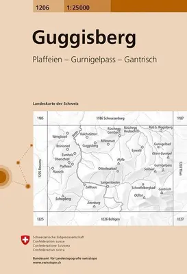 Produktbild von Swisstopo 1 : 25 000 Guggisberg