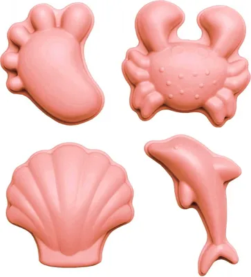 Produktbild von Silikonformen für Sand 4 Stück Riffe / Scrunch