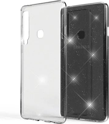 Image de Housse NALIA Glitter compatible avec le Samsung Galaxy A9 2018, Glitter Case Cover Transparent