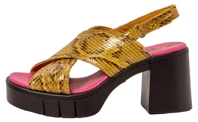 Produktbild von Art Sandalen mit Absatz Damen 1990 SNAKE LIMON / EIVISSA Farbe Gelb