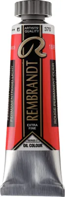 Zdjęcie produktu dla Tubka farby olejnej Rembrandt 15 ml, permanentna, czerwona, światło 370