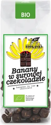 Obrázok produktu pre BANÁNY V RAWČOKOLÁDE 100 g -PLANÉTA