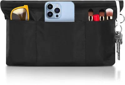 Immagine prodotto di Organizer impermeabile per borsa, nero, taglia M