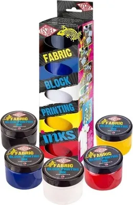 Zdjęcie produktu dla Essdee Fabric Printing Ink Farba do linorytu 5 x 150 ml