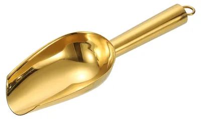 Eisportionierer aus Edelstahl, 18 cm, Gold