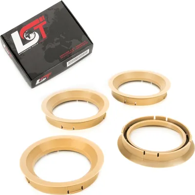 Produktbild von 4x Zentrierringe Distanzringe Alufelgen Ø 57,1 mm - Ø 72,5 mm für AUDI PORSCHE