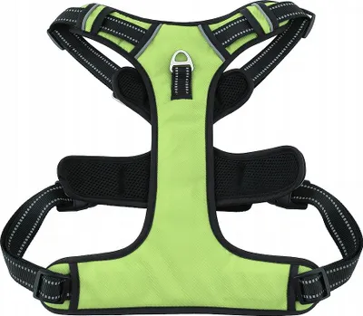 Image de HUGGY DOGGY harnais de protection réglable, sans pression, pour petits chiens, vert, XS