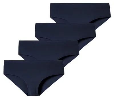 Produktbild von Schiesser Damen Panty Invisible Light 4-Pack nachtblau - Größe 44