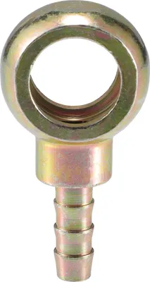 Image de Boulon de banjo universel 16mm ID 8mm OD Adaptateur de raccord de tuyau de banjo en métal ton bronze pour moto et voiture