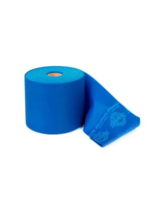 Produktbild von TheraBand® latexfrei Übungsband 45,5m BLAU extra Schwer Sparpack