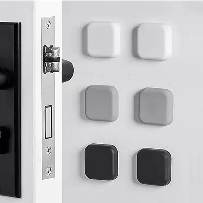 Produktbild von 6 Stück türstopper wand selbstklebend, türpuffer wand, gummipuffer, Türklinkenpuffer, Wandpuffer, für Türklinken gegen Türanschlag