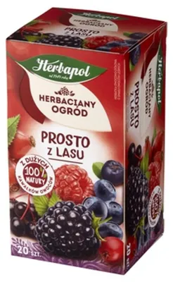 Produktbild von Herbapol Waldfrucht Tee 20 Teebeutel - Früchtetee mit Kräutertee Mischung