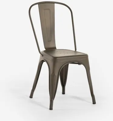 Produktbild von industrielle stühle aus metall- und stahl für küche und bar steel one - Bronze