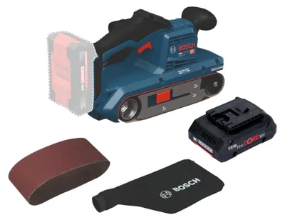 Immagine prodotto di Levigatrice a nastro a batteria Bosch GBS 18V-75 18 V 76 x 533 mm Brushless + 1x batteria ProCORE 4,0 Ah - senza caricabatterie