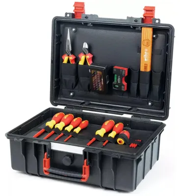 Produktbild von Wiha Werkzeugkoffer Basic Set L electric 46-tlg.