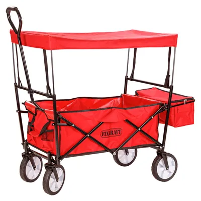 Handwagen Bollerwagen Transportwagen Sunny faltbar mit Dach 4031765199728 19972 Transportwagen Wagen Transport Bollerwagen Handwagen 921689 Stabilo-Fachmarkt.de Dema Fixkraft