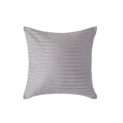Produktbild von HOMESCAPES Kopfkissenbezug Fadendichte 330 Grau, 40 x 40 cm