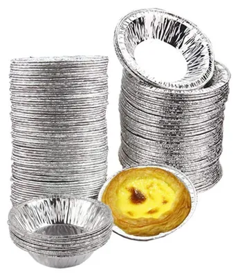 Imagen del producto de Moldes de papel para muffins, 100 unidades, mini moldes para hornear para la cocina