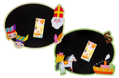Produktbild von Krijtbordje Sint inclusief Krijt