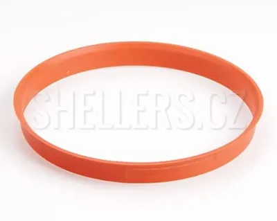 Obrázek produktu pro Vymezovací kroužek kol 110,0 / 108,0 (OF09), plast, oranžová, přesah kužele 3mm
