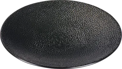 Image de Lambert Kaori Assiette aspect raie noir / métallisé, D 21 cm, Stoneware 20503