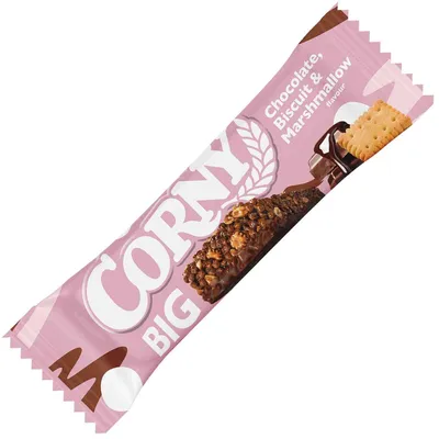 Produktbild von Corny BIG Chocolate, Biscuit & Marshmallow 40g