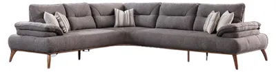Produktbild von Ecksofa GRAPHITE , Grau Langer Schenkel Rechts