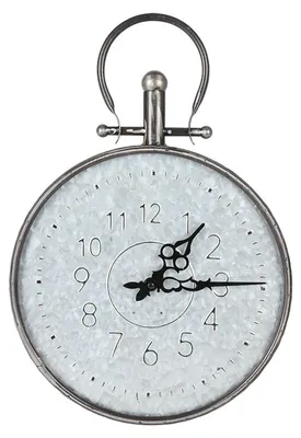 Image de BURI Horloge murale rétro 31,5cm Horloge de poche Design Horloge de cuisine Horloge de salon Horloge de salle de bain Horloge à quartz